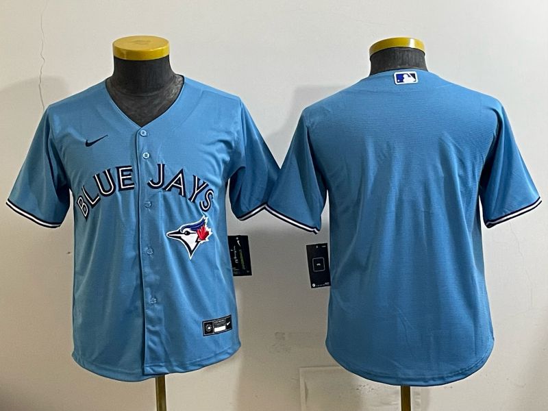 Youth 2025 Nike Toronto Blue Jays Blank Light Blue Game MLB Jersey 015->youth mlb jersey->Youth Jersey
